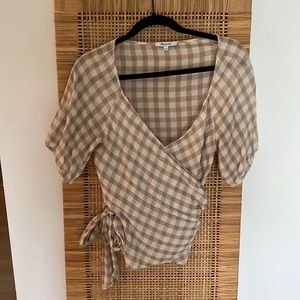 Madewell wrap top
